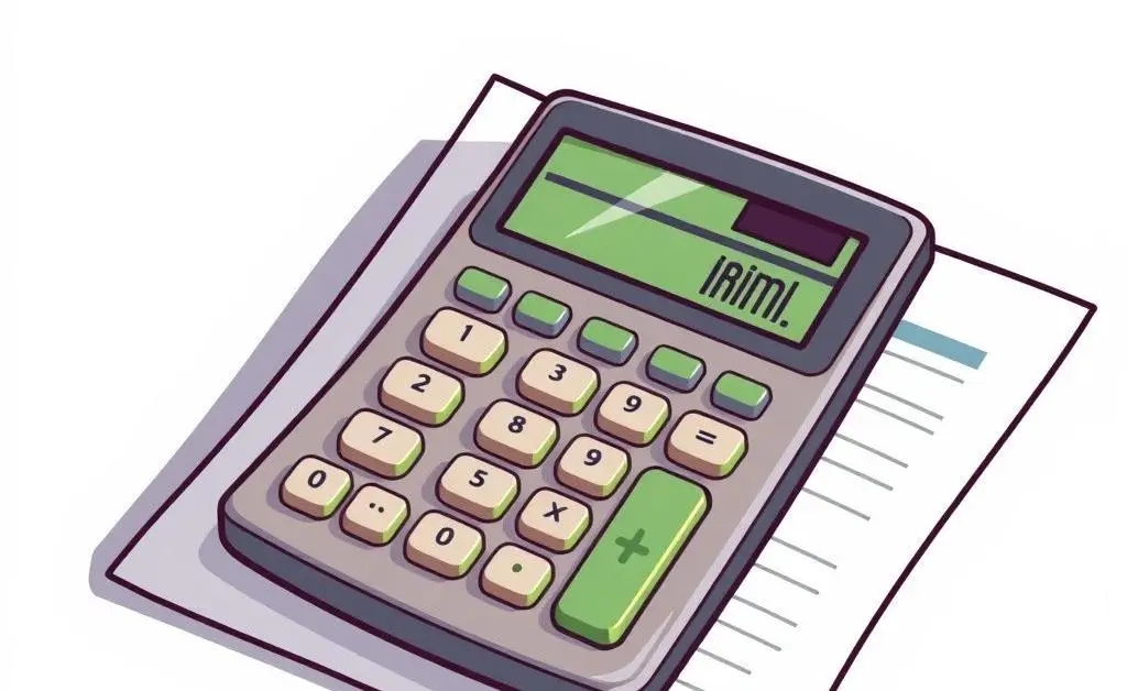 A calculator on top of paperwork