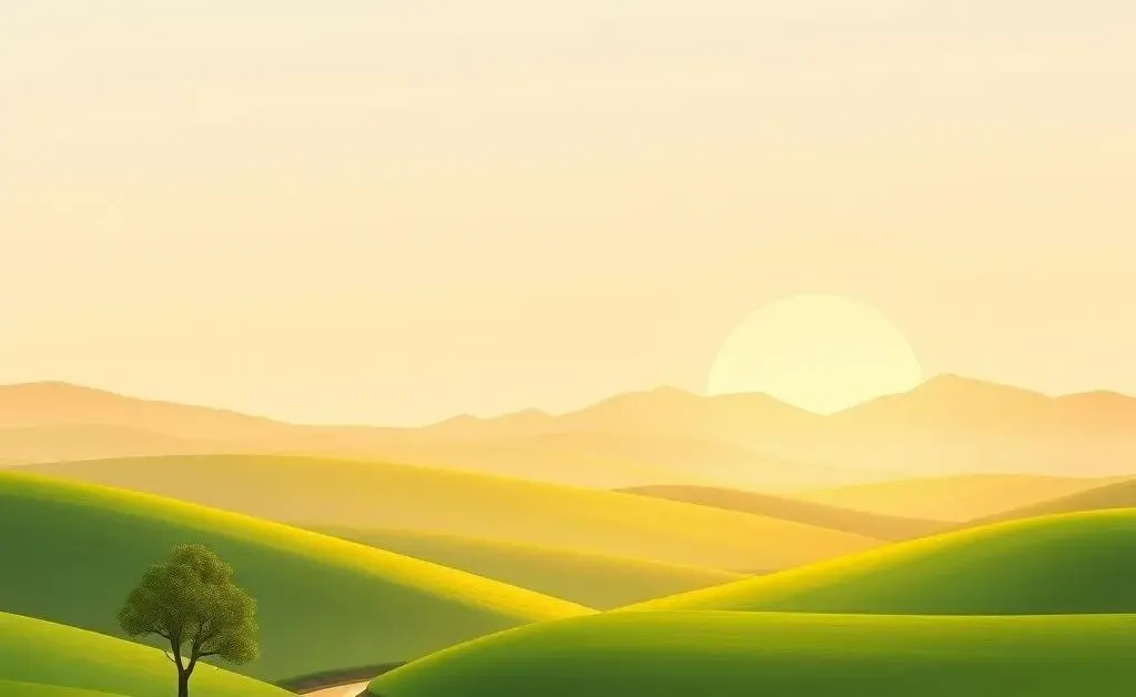 Serene landscape representing calm investing strategies