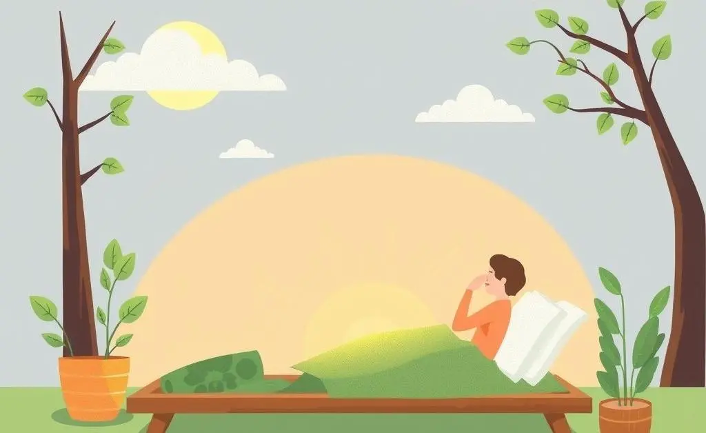 A calming scene to depict stress-free investing