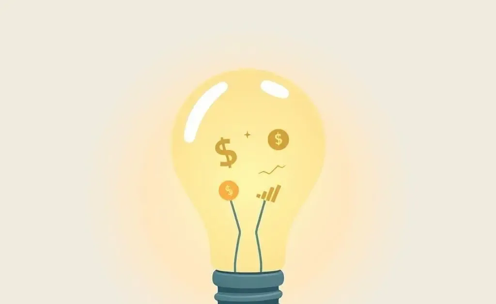 Light bulb icon representing informed investment decisions
