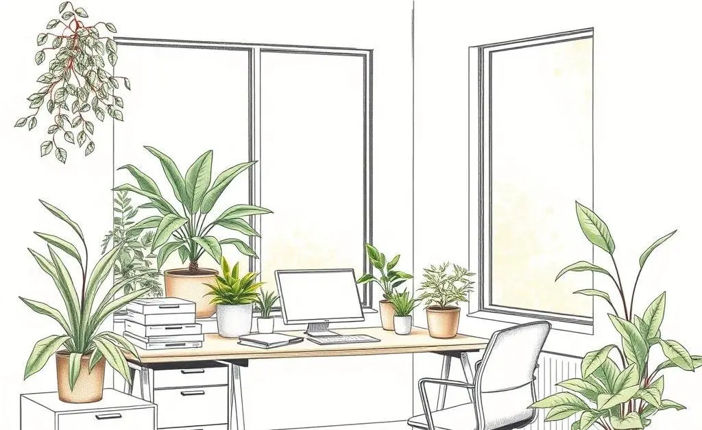 Peaceful office environment