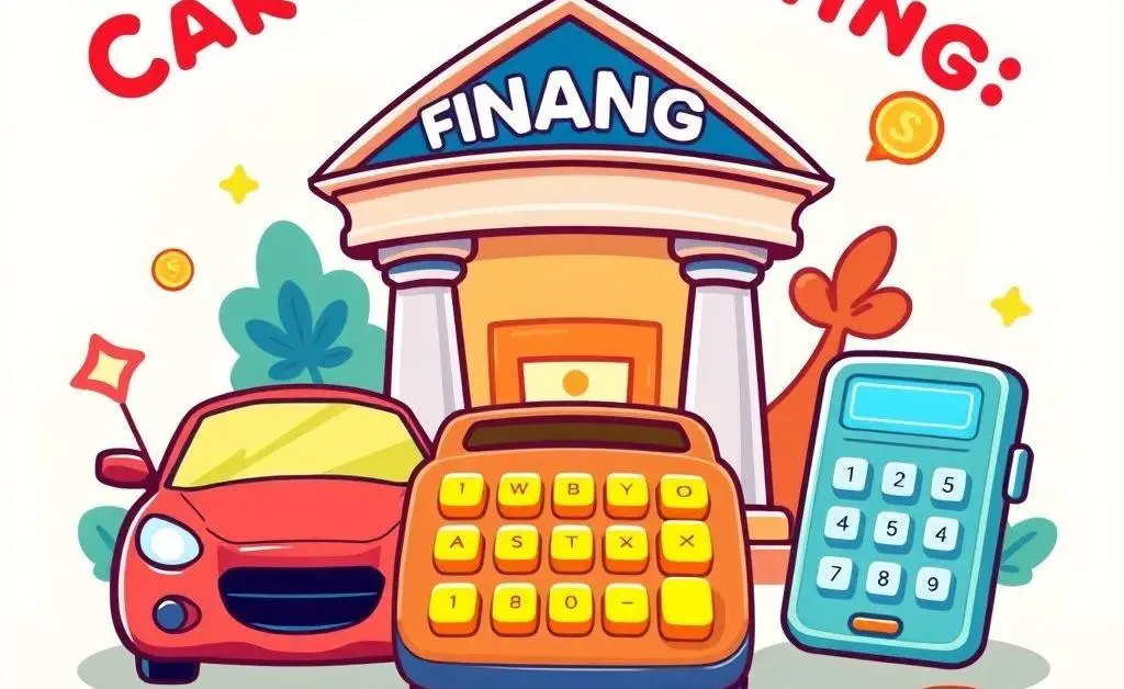 Car financing options illustration