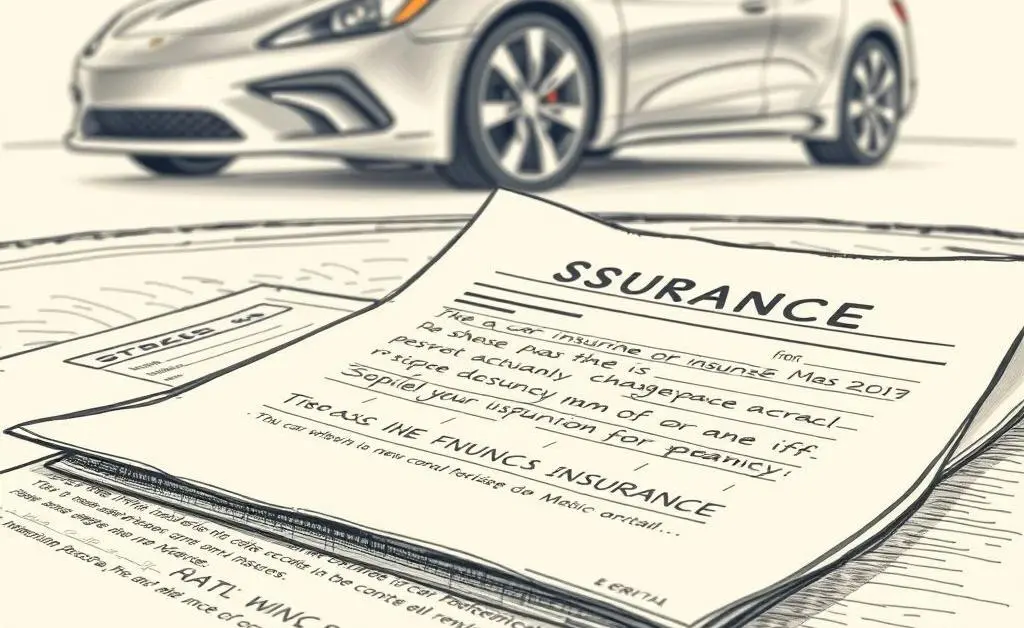 Car insurance documents