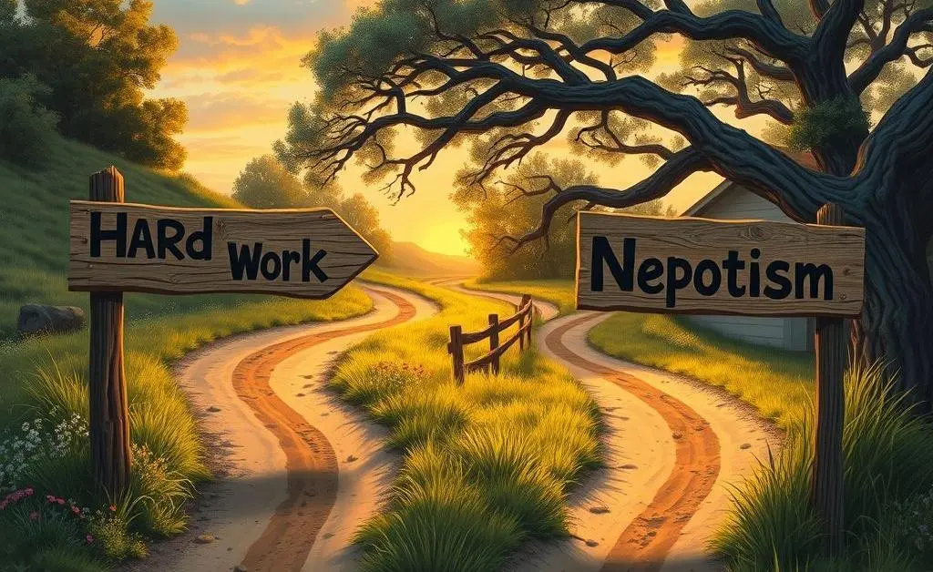 Illustration showing different career paths