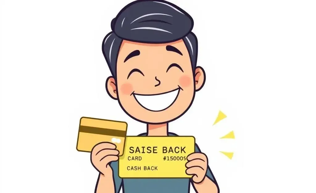 Customer receiving cashback.