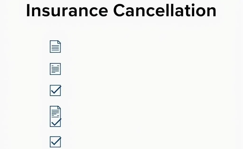 A checklist for canceling insurance