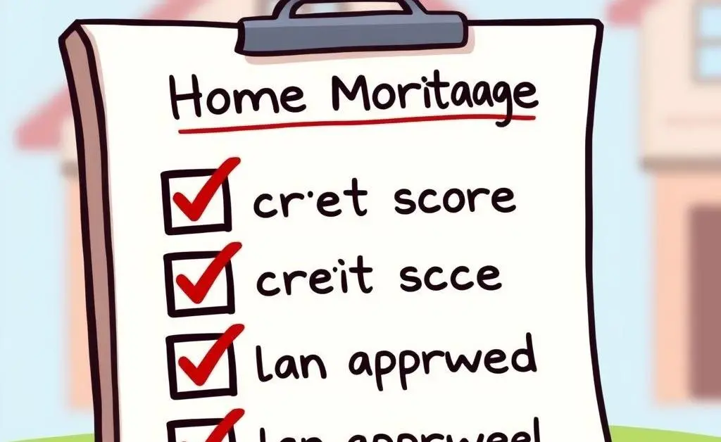 A checklist for home mortgage approval