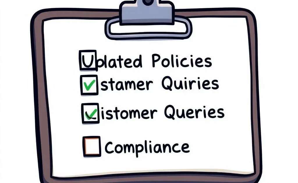 A checklist for insurance updates