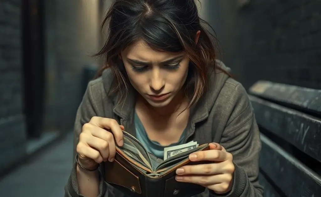 Mia trying to squeeze more cash from her empty wallet