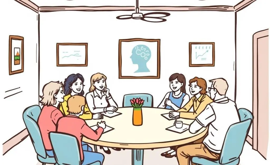 Community gathering at a credit union