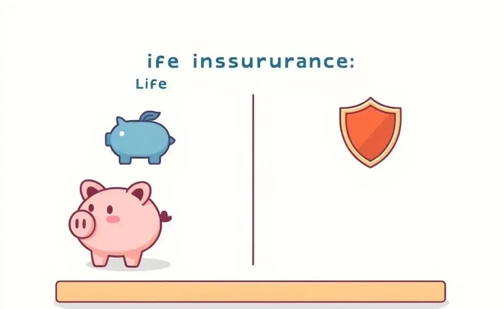 Compare life insurance with other investment options on a chart
