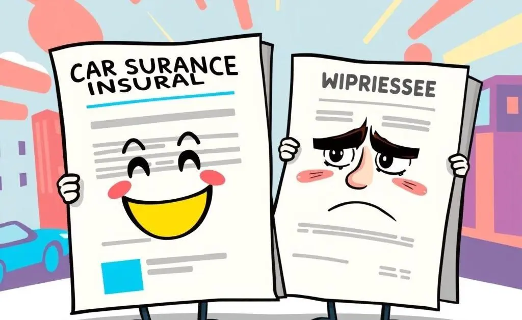 Comparing two different car insurance policies