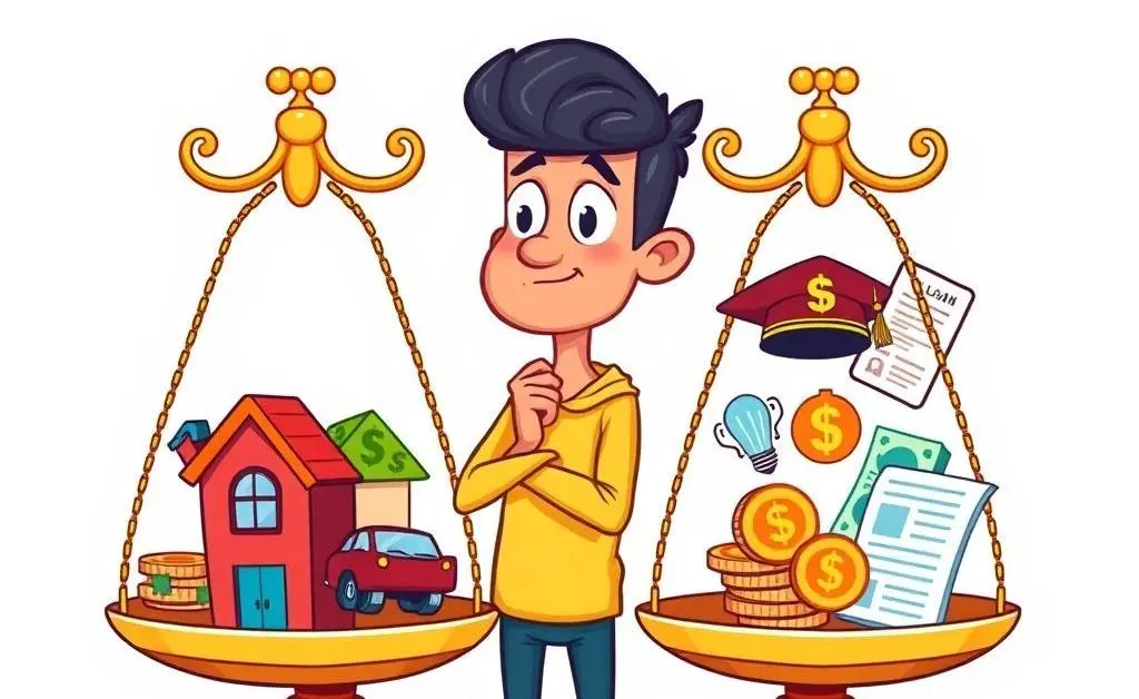 Weighing loan options on a scale