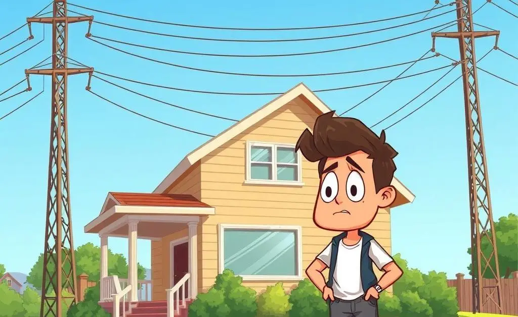 A cartoon of a concerned homebuyer