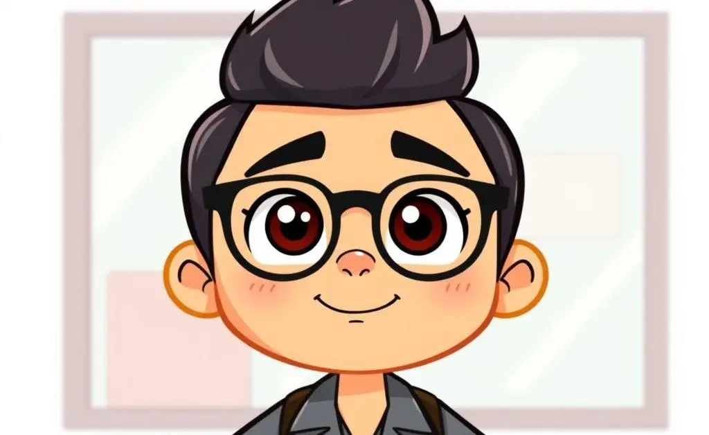 A confident cartoon character ready for their first day at a new job