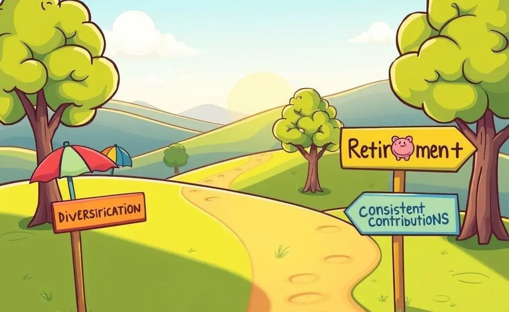 Pathway to peaceful retirement with investment milestones