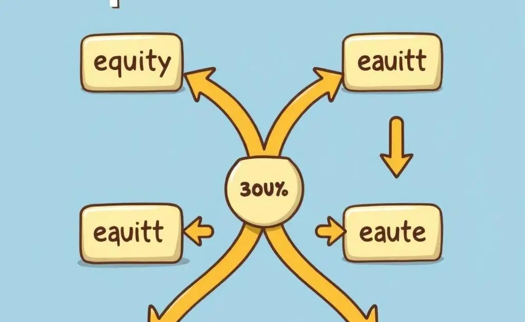 Illustration explaining capital reduction process