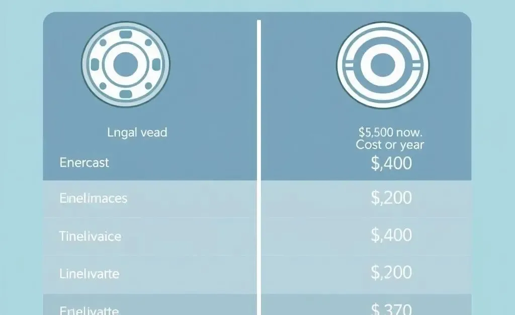 Cartoon-style cost comparison table illustrating different medical imaging expenses