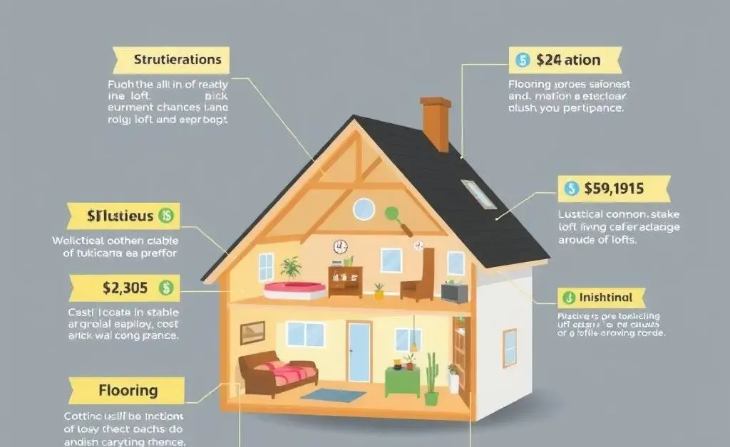 Cost analysis of typical loft conversion expenditures.