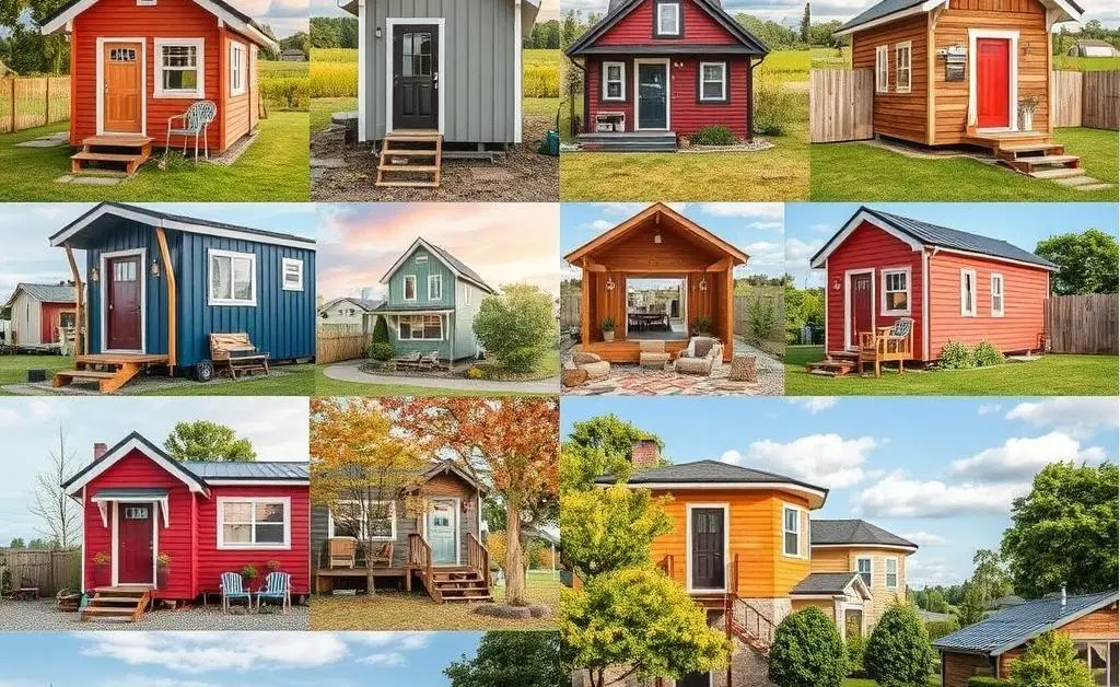 Collage of various housing types