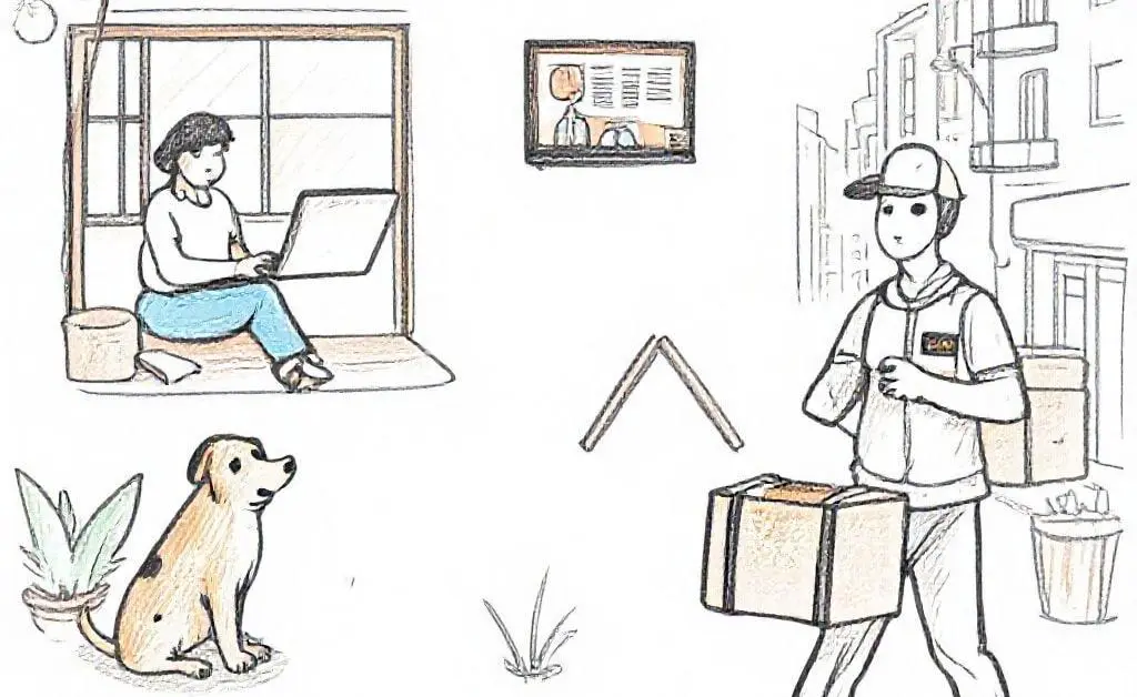 A range of side hustles concepts illustrated