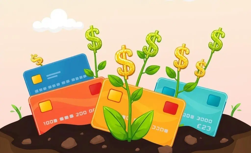 Credit cards growing as plants