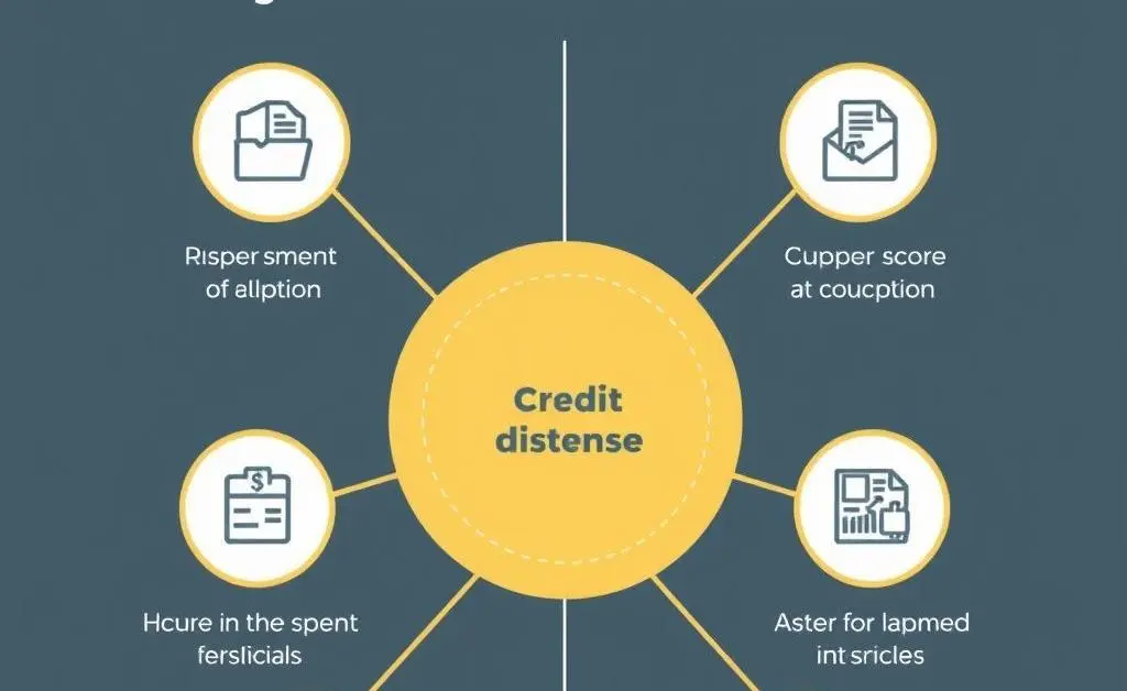 Components that make up a credit score.