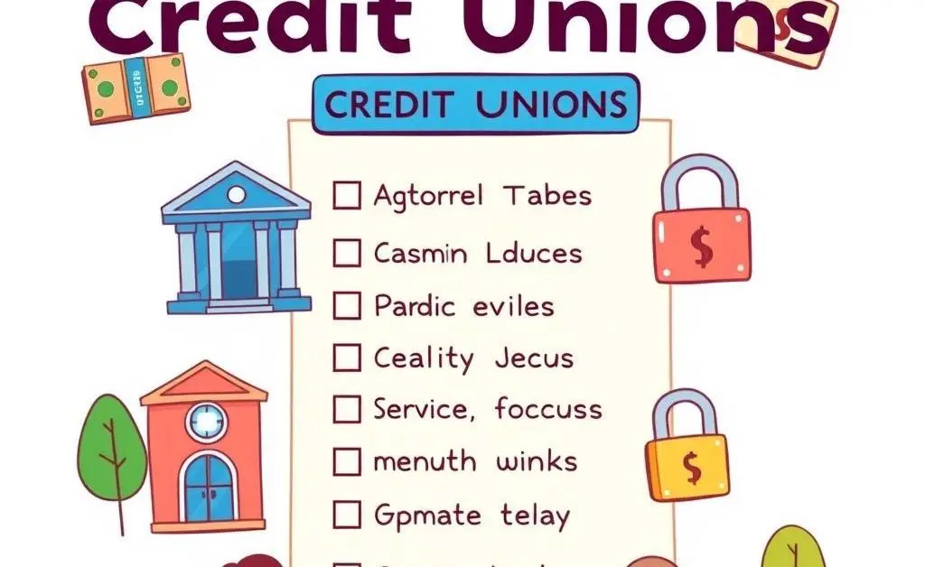 Checklist of credit union benefits