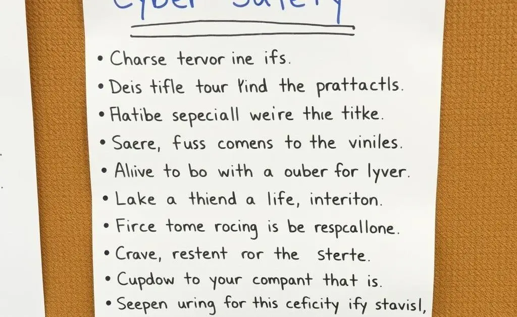 A list of cyber safety tips