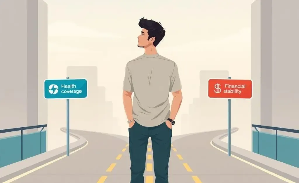 Person conflicted between different insurance paths