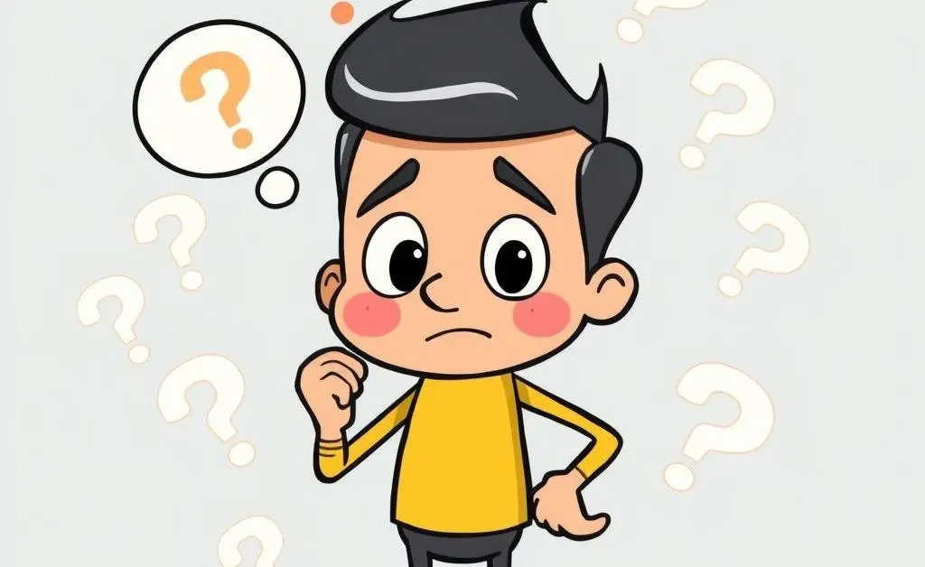 Character contemplating follow-up decision