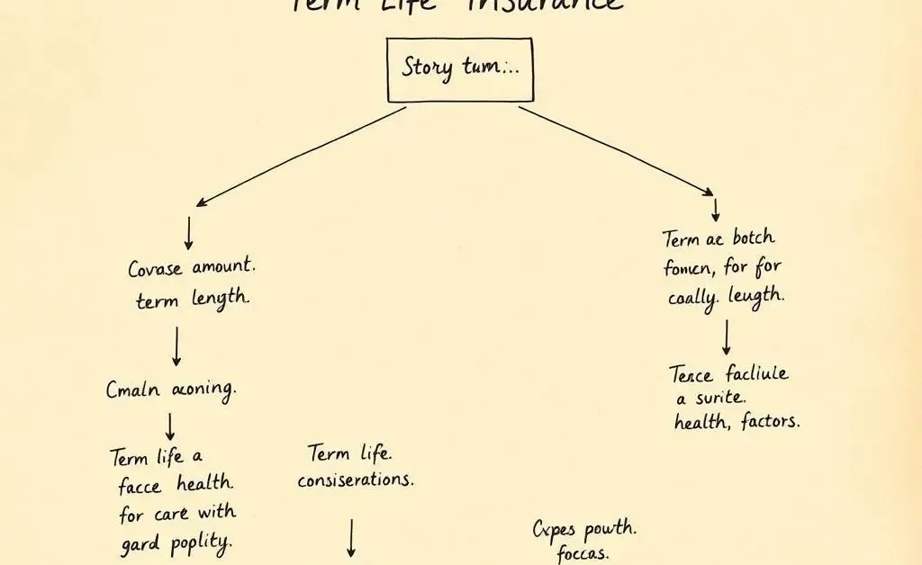 Decision tree for choosing term life insurance