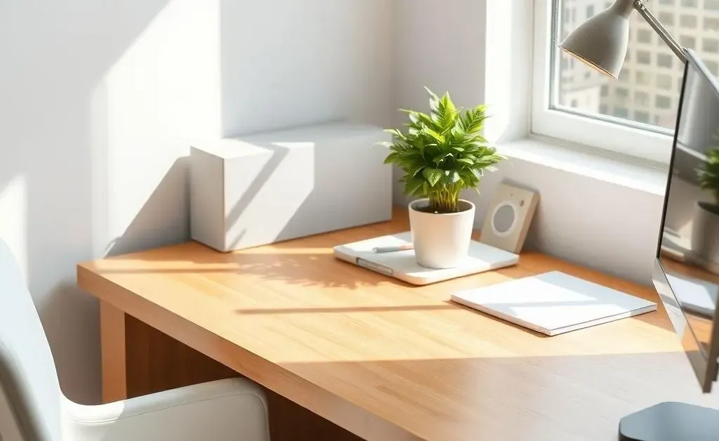 A clean, organized workspace
