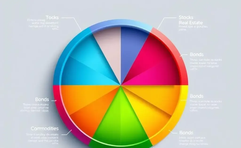 Illustration of a diverse investment portfolio