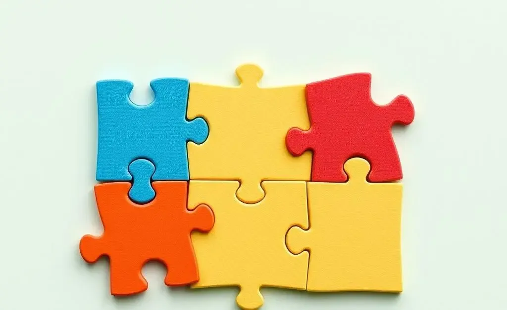 Puzzle pieces representing the concept of diversification in an investment portfolio