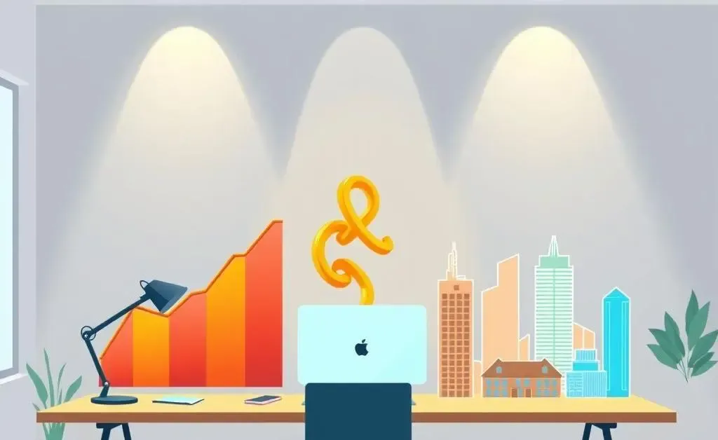Illustration of a diversified investment portfolio