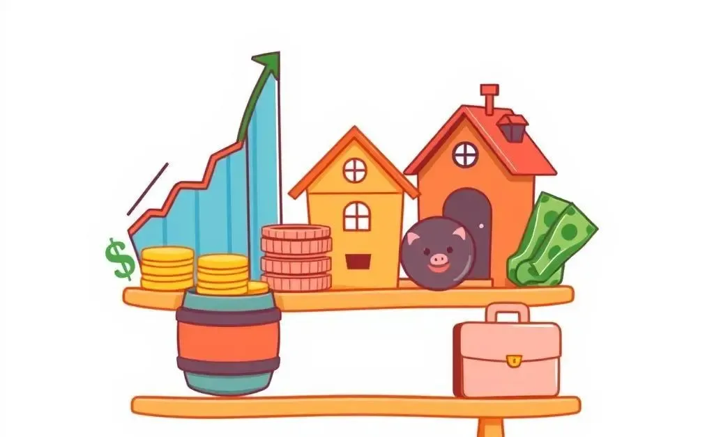 Illustration of a diversified investment portfolio