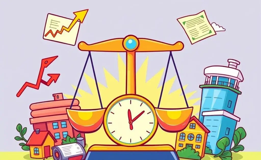 An illustration showing a diversified portfolio concept