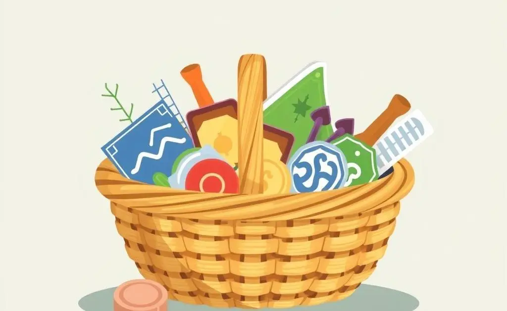 A diverse investment basket of stocks and bonds