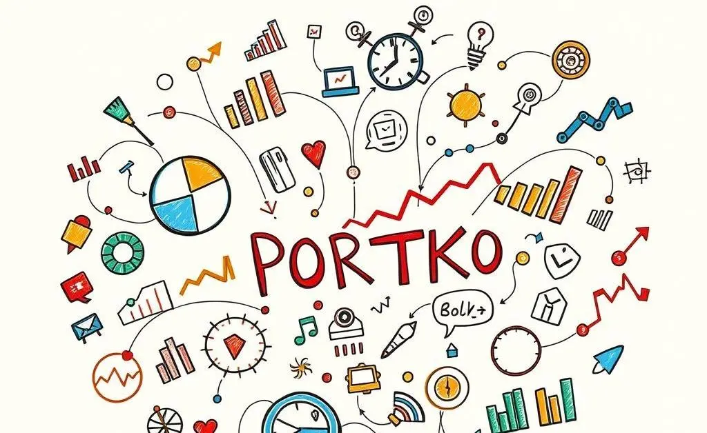 Illustration of a diversified stock portfolio