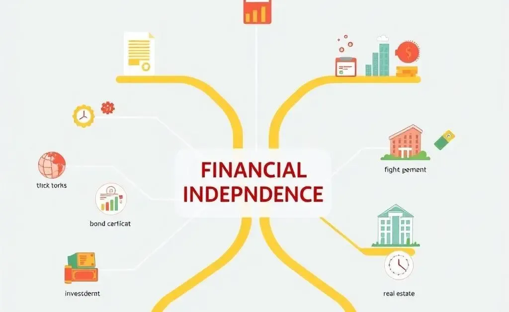 Roadmap of diverse investment options leading to financial freedom