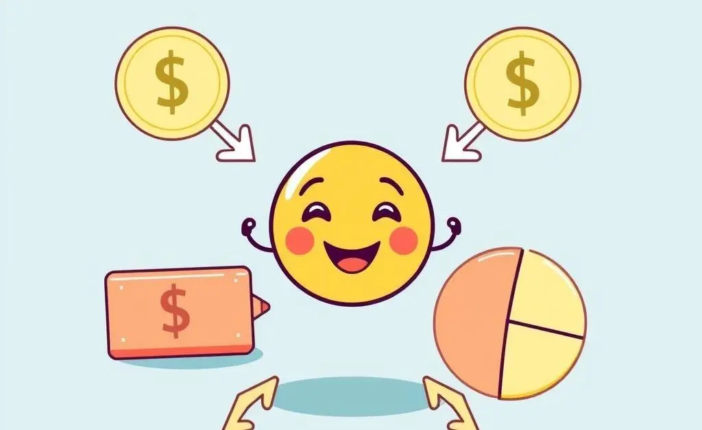A diagram explaining how dividends work.