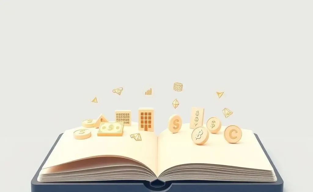Portfolio with investment icons symbolizing diversification
