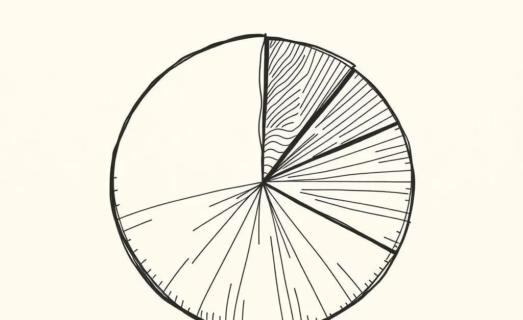 A chart showing dividend stock allocation