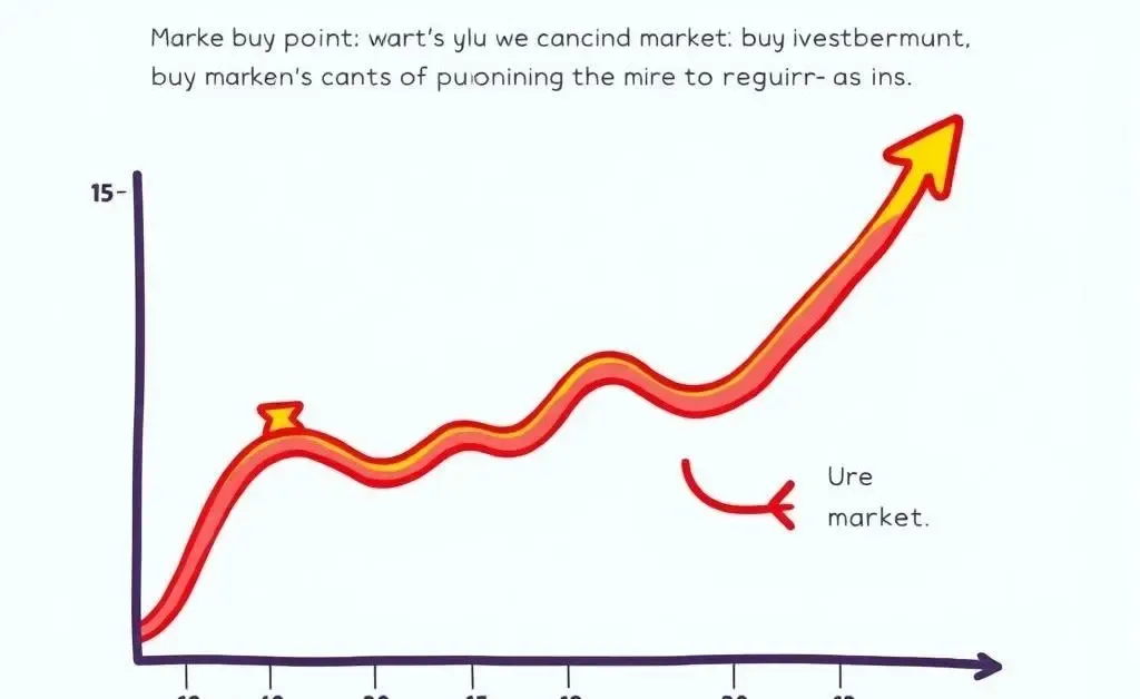 Diagram demonstrating dollar-cost averaging technique