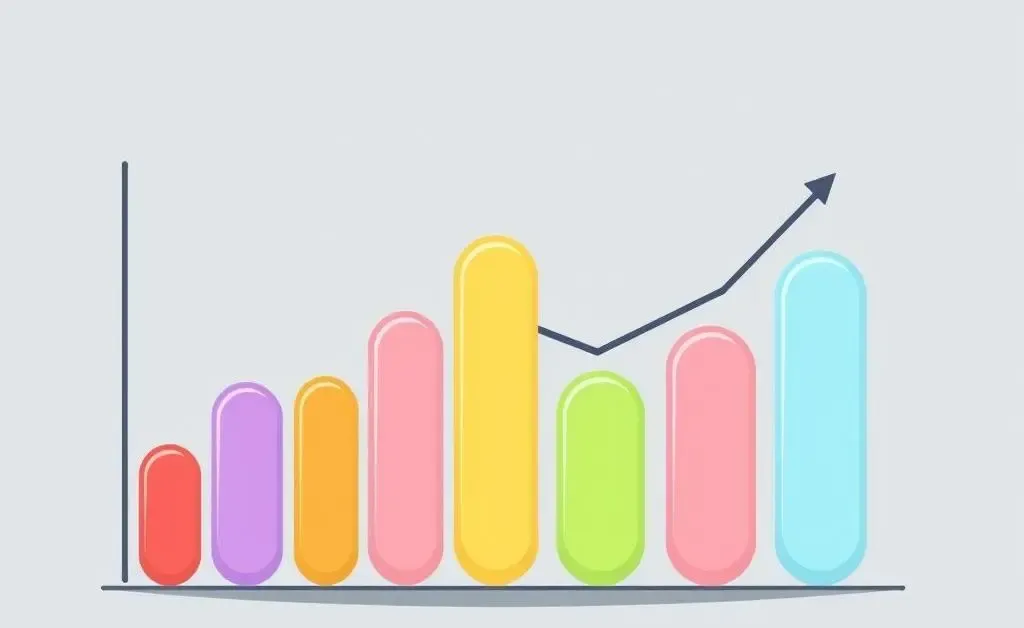 Economic statistics chart