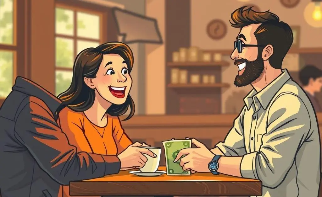 Two people talking for honest financial discussions