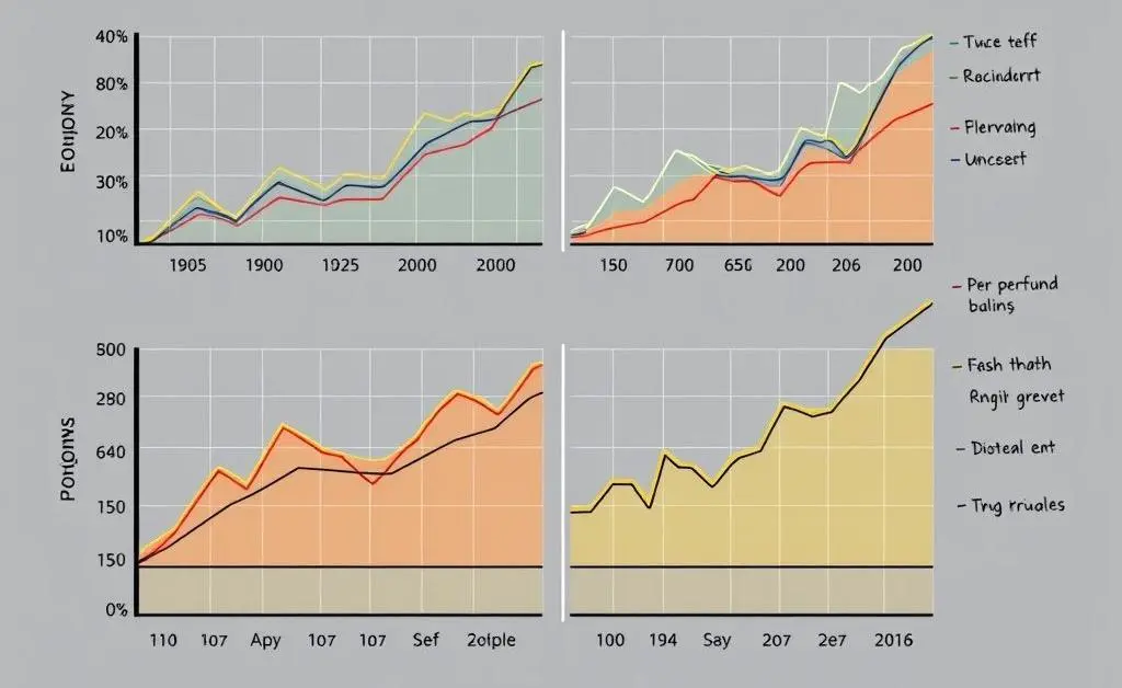 A comparison of ETF performance charts