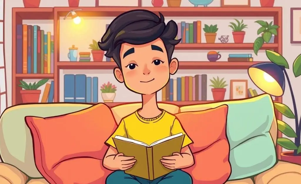 Person reflecting and journaling at the end of the day