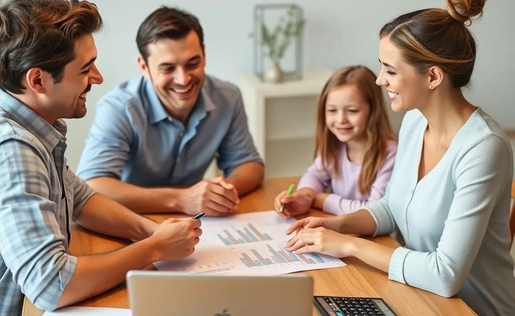 A family balancing healthcare budgets